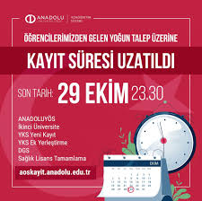Dört dönem kayıt yenileme yapmayanların kayıtları silinecek. Acikogretim Iktisat Ve Isletme Fakultelerine Cevrimici Online Basvuru Ve Kayit Suresinin Uzatilmasi Ile Ilgili Duyuru Anadolu Universitesi