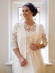 The lace falls on your body light weight and shear. Plus Size Boutique Bridal Dresses Outfits Chesca