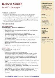 Ios Developer Resume Samples Qwikresume Cv Design Template Cv Template Cv Resume Template