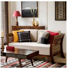 Wood Sofa Indian Woodsofaindian Living Cosy Furniture Home Decor Upholstery Cushions Wooden Sofa Designs Indian Living Rooms Indian Interior Design