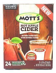 Maybe you would like to learn more about one of these? Motts Hot Apple Cider K Cups Pack Of 2 Boxes 48 K Cups Total 24 K Cups Per Box For Use In Keurig Coffee Makers Grocery Gourmet Food Amazon Com