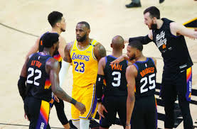 Today some of the stars that take the court donning the laker purple and gold include lebron. Los Angeles Lakers Move Closer To Elimination In Game 5 Loss To Suns