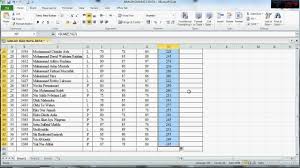 Menghitung nilai rata rata di microsoft excel. Cara Mencari Nilai Rata Rata Dan Penjumlahan Di Micrsoft Excel Video New Terbaru Youtube Youtube