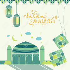 Klfm raikan aidilfitri warga kota, raya pertama hingga raya keempat. Peaceful Design Of Muslim Festival Greetings Salam Aidilfitri Royalty Free Cliparts Vectors And Stock Illustration Image 63938230