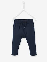 Baby Boys Fleece Trousers Green Baby Vertbaudet