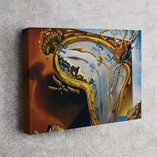 Spanish artist and surrealist icon salvador dalí is perhaps best known for his painting of melting clocks, the persistence. Salvador Dali Melting Clock