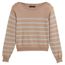Un choix unique de pull encolure bateau disponible dans notre magasin. Pull Encolure Bateau En Fine Maille Dore Vanessa Seward X La Redoute Collections La Redoute