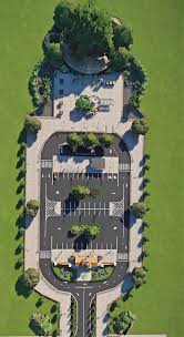 Bird Perspective Our Our New Zoo Entrance Link In Comments Planetzoo Otopark Peyzaj Tasarim Sureci