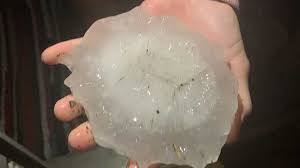 A second supercell formed and followed a similar path as the first sup ercell. Texas And Oklahoma Softball Sized Hailstones Fall As Thunderstorms Hit Both States Cnn