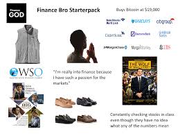 44 likes · 1 talking about this. Finance Bro Starterpack Starterpacks