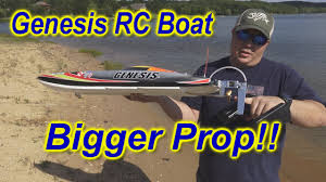 Genesis Rc Boat Bigger Faster Prop
