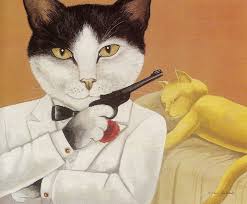 Film Kedileri Godfather Dan Bazilari Sicak Sever E Unutulmaz Kareler Egoist Okur Kedi Sanati Kedi Kediler Ve Yavrulari