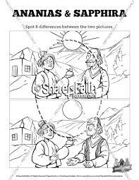 Download all 52 coloring pages. Ananias Sapphira Sunday School Lesson Acts 4 32 5 11 Acts 5 Ananias And Sapphira Bible Video For Kids