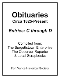 Entries: C through D