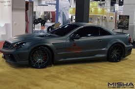 Mercedes Sl Wide Body Kit On Sl500 Misha Designs Photo 11158 Mercedes Sl Custom Mercedes Benz Wide Body Kits