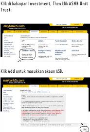 Setelah pendaftaran, pengguna boleh terus mendapatkan akses asnb login. Tak Perlu Beratur Di Kaunter Kalau Nak Transfer Duit Akaun Asb Guna Maybank2u Pun Boleh