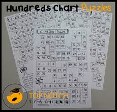 free hundreds chart puzzles