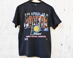 Indiana Pacers Tshirt 90s Nba Tee Vtg Indiana Tshirt Indiana Pacers Basketball Logo 7 Tee National Basketball Indiana Tshirt 90s Vintage Denim Jacket
