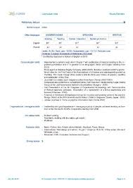 Fill out your europass cv personal information. Another Latex Template For The 2013 Europass Cv Rainnic In The Clouds