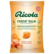 Ricola Throat Balm Caramel Flavor Throat Drops - Lunds & Byerlys