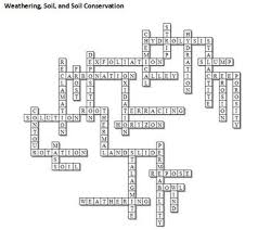 Weathering And Soil Crossword Puzzle Crossword Puzzle Crossword Puzzle