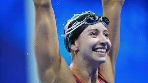 USA swimmer Kate Douglass wins gold in women's 200m breaststroke