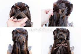 Doll Hairstyle Criss Cross Ponytail Veil Americangirlfan American Girl Hairstyles American Girl Doll Hairstyles Doll Hair