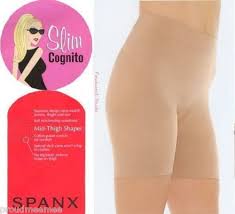 Spanx Slim Cognito Mid Thigh Shaper Size Xl Color Nude With Tags