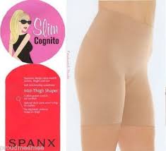 Spanx Slim Cognito Mid Thigh Shaper Size Xl Color Nude With Tags