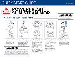 Today, bissell is a global leader in the design, manufacture, and service of high quality homecare products like your bissell powerfresh steam mop. Powerfresh Slim Steam Mop Manualzz