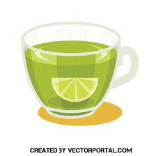 Lemon Green Tea Free Vector Image Tea Illustration Green Tea Cups Green Tea