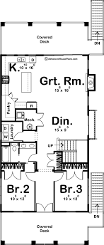 Plans for houses on stilts have a grid system of girders (beams), piers, and footings to elevate the structure of the home above the ground plane or grade. 3 Story Coastal Style House Plan Tiger Beach