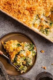 Combine greek yogurt, half of the cheese, cream of chicken soup, seasoning salt, pepper, and shredded frozen hash brown potatoes in a bowl. Broccoli Casserole From Scratch Brown Eyed Baker