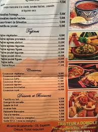 Couscous chez vous, présent depuis plus de (25) ans , nous nous soucions toujours de nos clients, de la qualité de nos plats afin de vous offrir une expérience culinaire différente au goût unique. Carte A Emporter Photo De Au P Tit Tajine Aix En Provence Tripadvisor