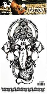 Maybe you would like to learn more about one of these? Pp Tattoo 1 Sheet Elephant Ganesh Aum Om Yoga Buddha Hindu Infinity Lotus Flower Buddhism Temporary Tattoos Make Up Neck Shoulder Upper Arm Thigh Waterproof Stickers For Men Women Sexy Body Art