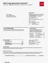 Description We Customize A Bank Statement To Your Specifications Including Direct Deposits Credits Or Debi Statement Template Wells Fargo Account Wells Fargo