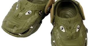 Green Drake The Dragon Crocs Style Kids Shoes By Polliwalks