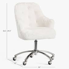 All work and a little play make for a chair that's anything but dull. Polar Bear Faux Fur Tufted Desk Chair Desk Chair Pottery Barn Teen