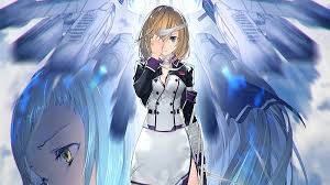 Enjoy anime simple background anime girls anime mecha girls mech suits for android, ios, macox, linux, windows and any others gadget or pc. Wing Of Darkness Preview Mechs And Anime Girls Noisy Pixel