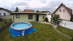 Bestway Fast Set Pool 366x91cm Set Up Timelaps Youtube
