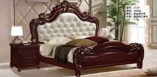 To create a vintage feel, look for a headboard with a curved ornate design. China European Royal Style Bedroom Furniture Antique Bed Frame Solid Wood Bed China Queen Size Bed Solid Wood Bed