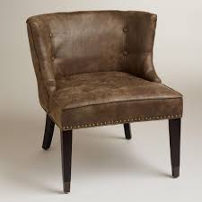 Bennett Chair World Market Brown Leather Chairs Leather Chair Chair