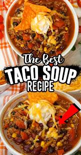 Easy Taco Soup Recipe Modernmealmakeover Com Recipe Taco Soup Recipe Easy Soup Recipes Taco Soup Recipe