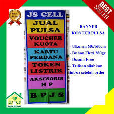 Contoh banner jual pulsa all operator. Contoh Gambar Tulisan Jual Pulsa