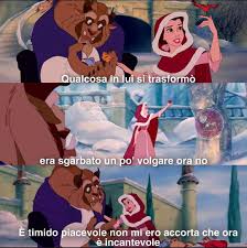 Elenco delle frasi del film la bella e la bestia dopo la battaglia contro gaston, la bestia è rimasto ferito gravemente ed è in punto di morte tra le braccia di belle la bestia : Pin Su Film