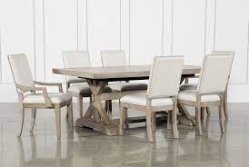 Lakeland round dining table $295. Walden 7 Piece Extension Dining Set Living Spaces