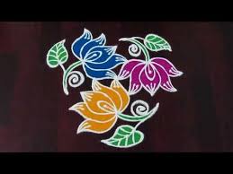 Pin On Simple Rangoli