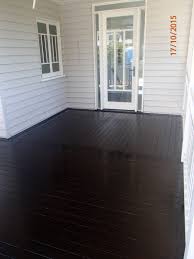 A Dramatic Black Stained Deck For That Wow Factor We Used