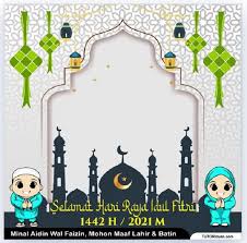 Untuk desain countdown idul fitri 2021 mimin akui keren abis. Twibbon Idul Fitri 2021 Png Download Twibbon Hari Raya Idul Fitri 2021 1442 H Di Twibbonize Online Gratis Portal Kudus