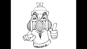 New Spray Can Character By Wizard Speed Drawing Youtube